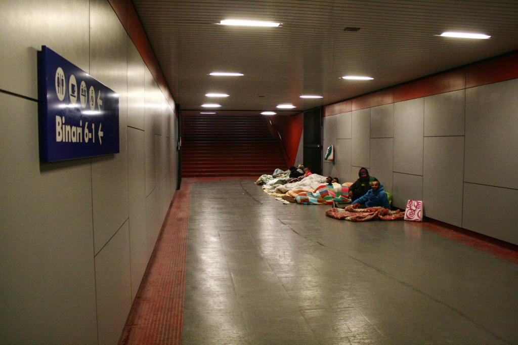 Migranti stazione Udine 4