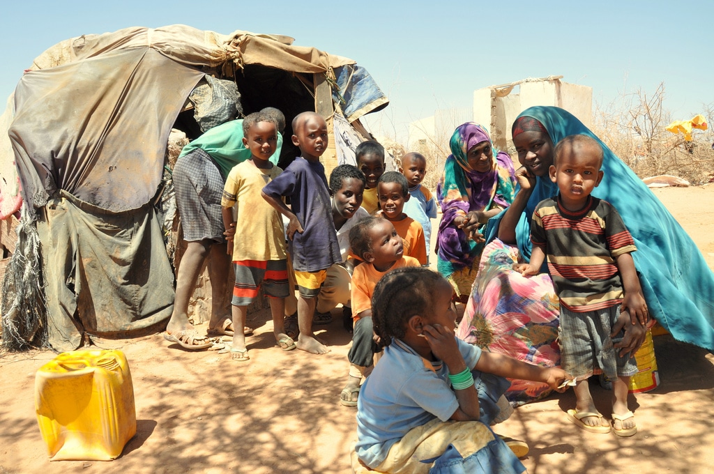 condizioni vita campo profughi Corno d'Africa