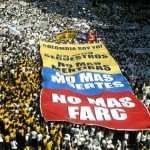"No more FARC": Colombian protesters fill the streets of Cali.