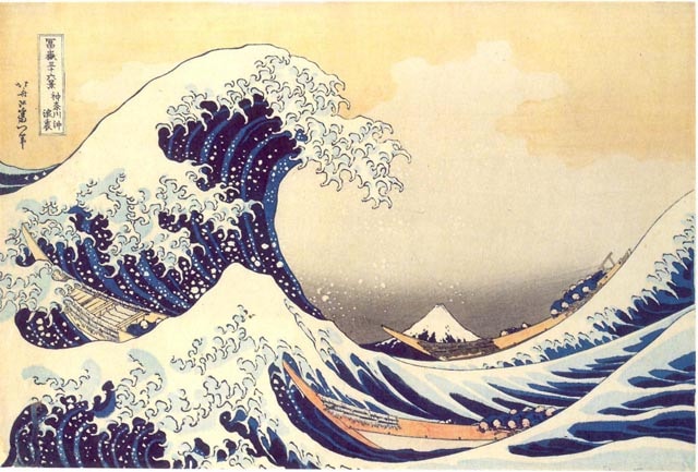 Hokusai, La grande onda