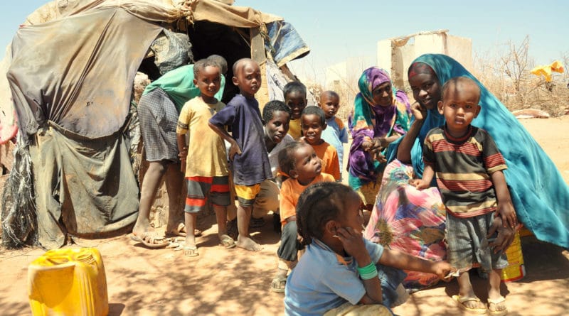condizioni vita campo profughi Corno d'Africa