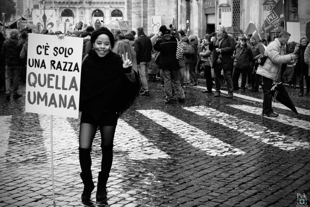 Manifestazione nazionale Mai più fascismi in Italia-Flickr Creative Commons - Bruno