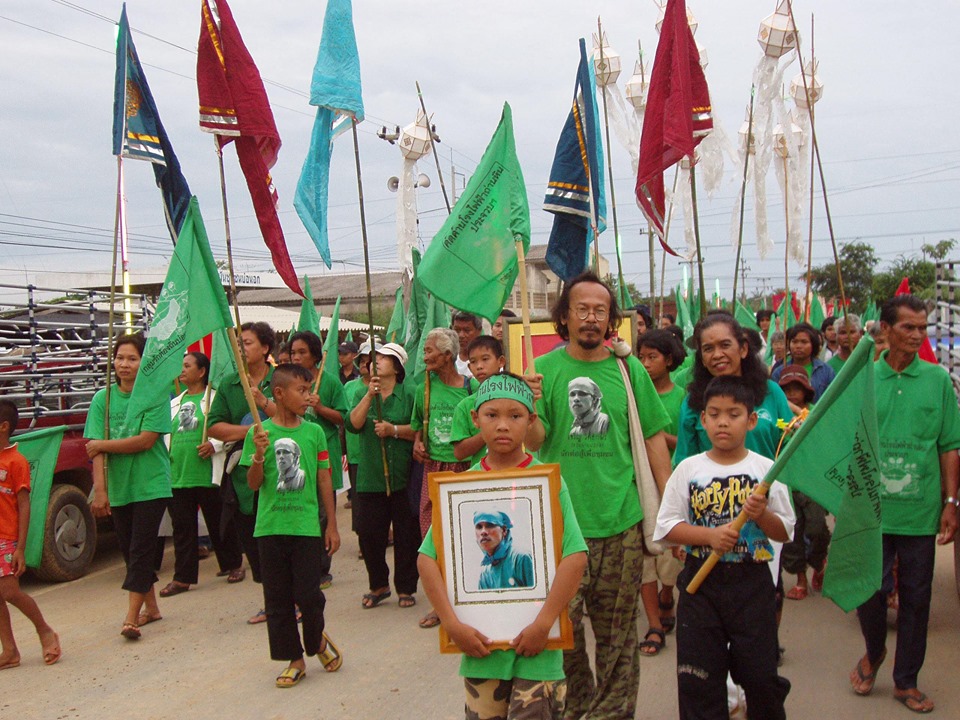 Vasan in una marcia contro il Coal Electric Plant Project