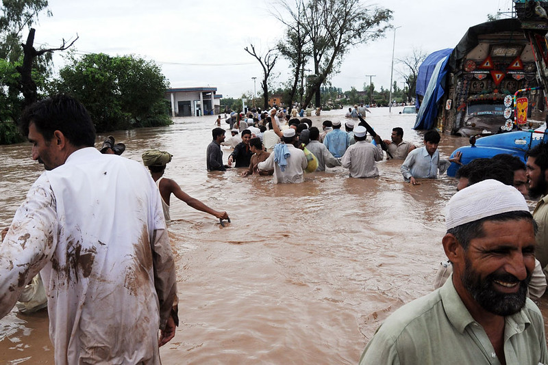 Inondazione in Pakistan, immagine dell'utente Flickr IRIN Photos su licenza CC