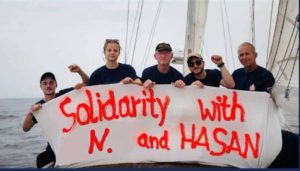 Solidarietà con N. e Hasan, Samos