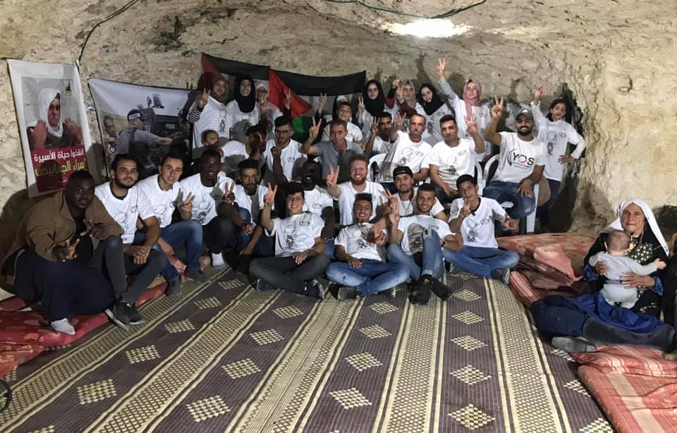 Attivisti e attiviste di Youth of Sumud