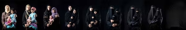 The Hijab series: Mother, Daughter, Doll, by Boushra Yahya Almutawakel. Boushra Yahya Almutawakel