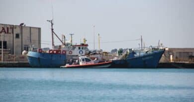 Nave umanitaria Iuventa, da anni bloccata al porto. Trapani, Maggio 2022. Foto di Alessandro Luparello