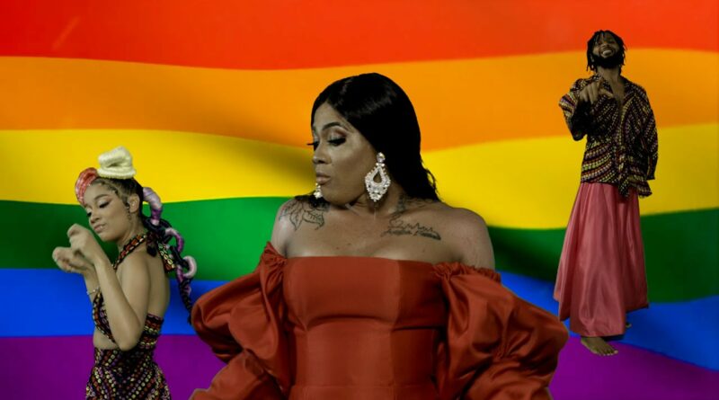 Screenshot tratto dal video della canzone "Wo fie" di Angel Maxine pubblicato su YouTube