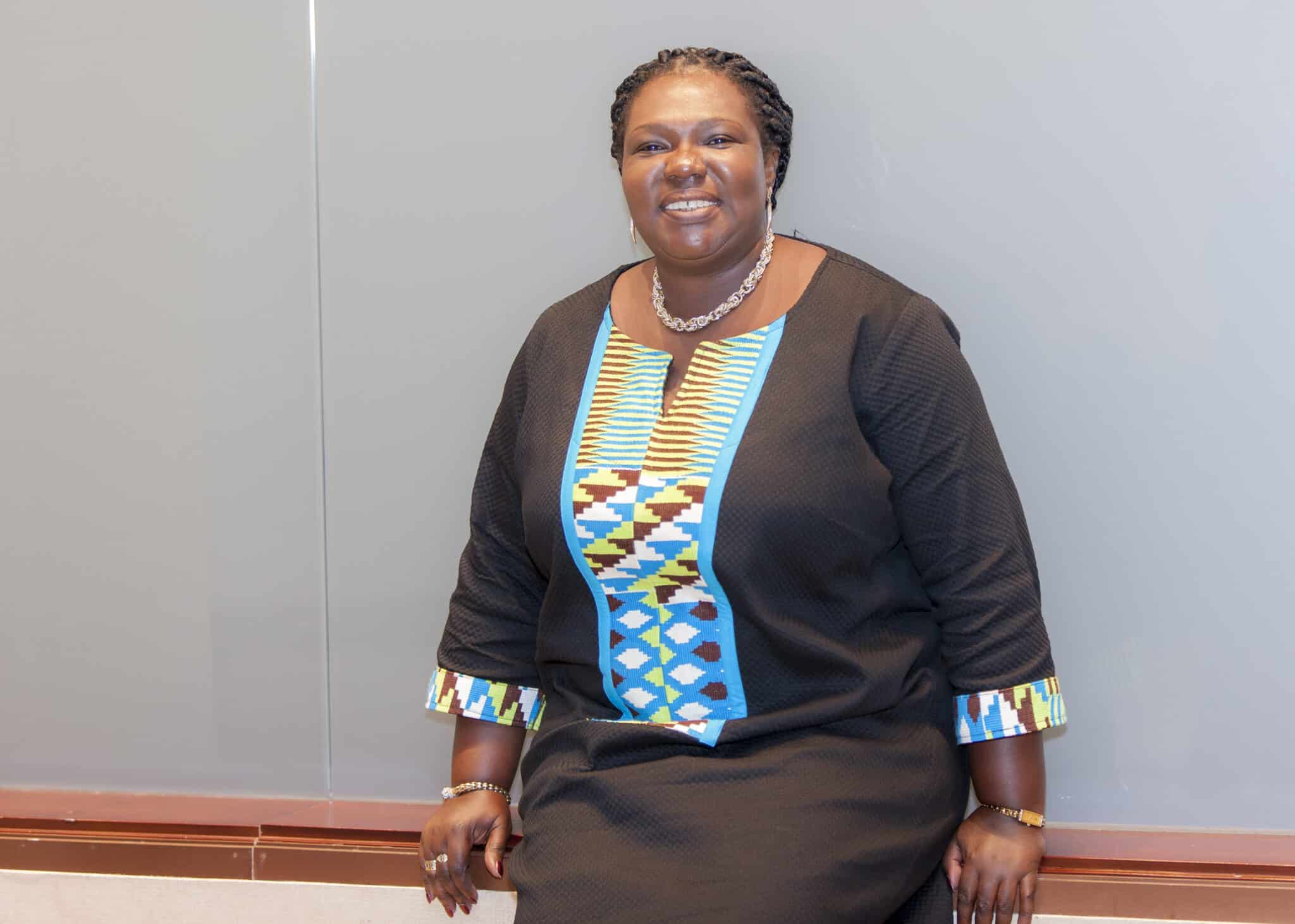 Araba Botchway, direttrice del dipartimento di ammissioni e aiuti finanziari dell'Università di Ashesi. Immagine ripresa da Flickr/The OPEC Fund in licenza CC