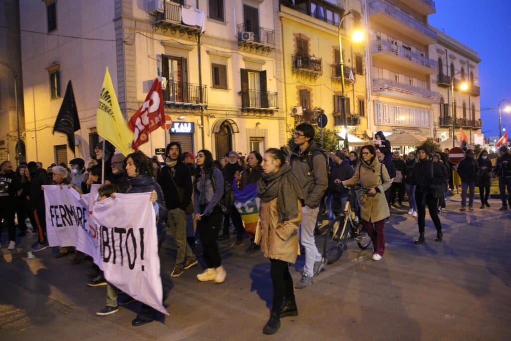 Manifestazione "Fermare la strage. Subito" di Palermo, 18/03/2023
