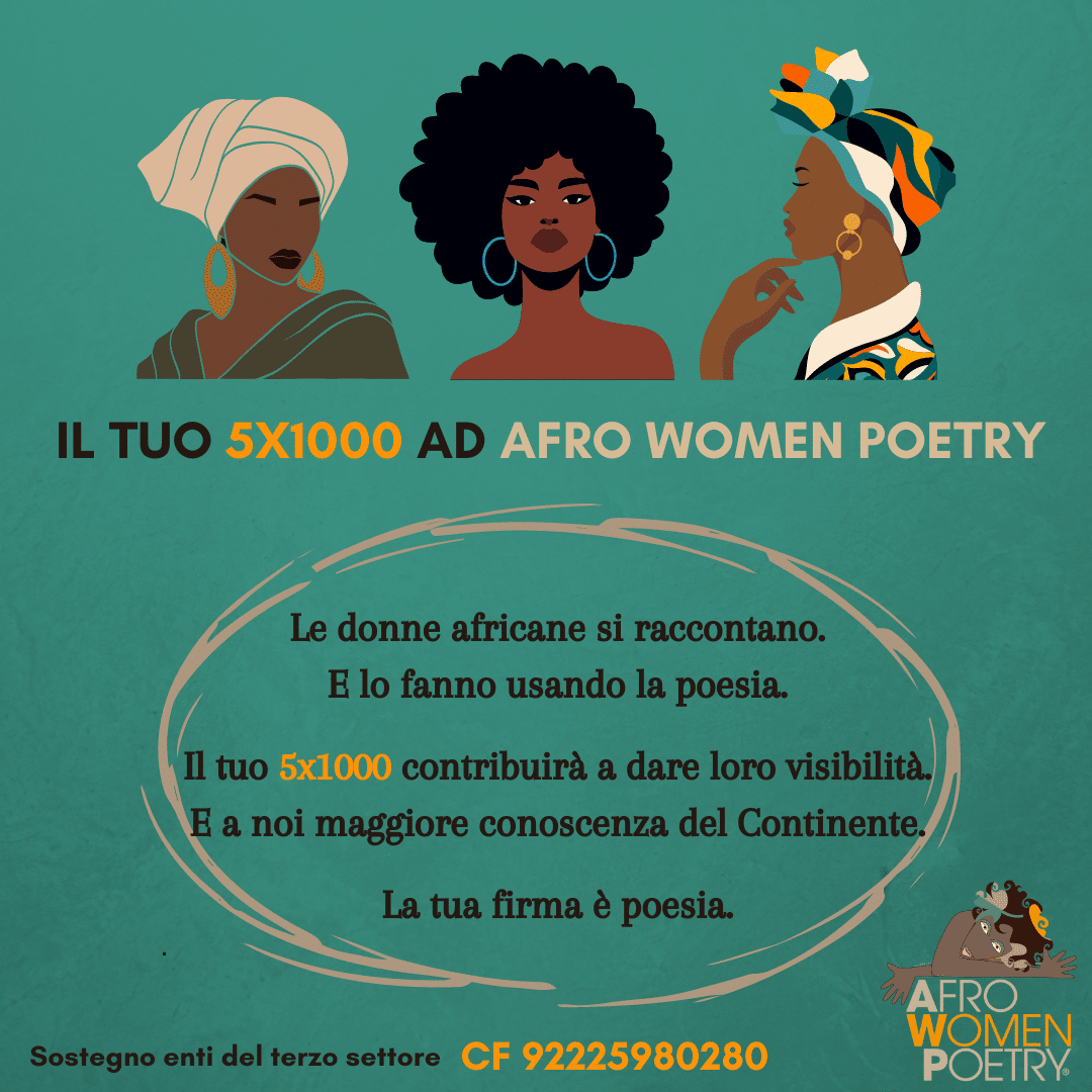 Cinque per mille ad Afro Women Poetry